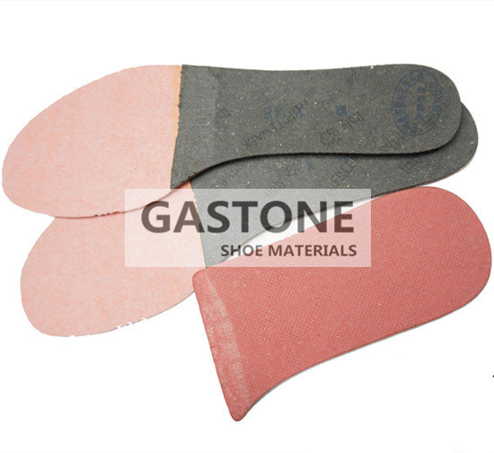 Insole board, nonwoven middle insole sheet, fiber board